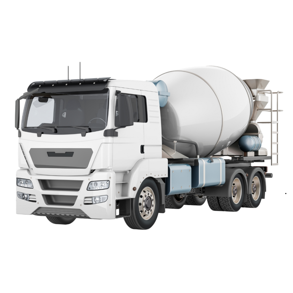 Hormigón preparado H20 descargado en obra con camión mixer en la Quinta Región