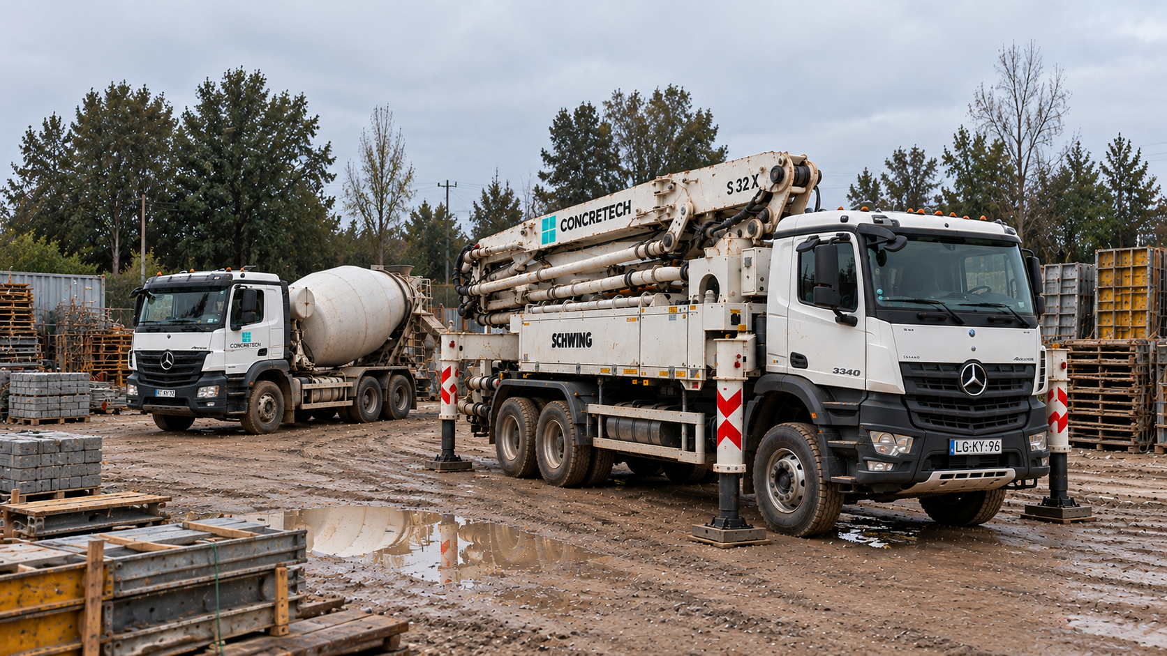 Camión mixer y bomba de hormigón Concretech